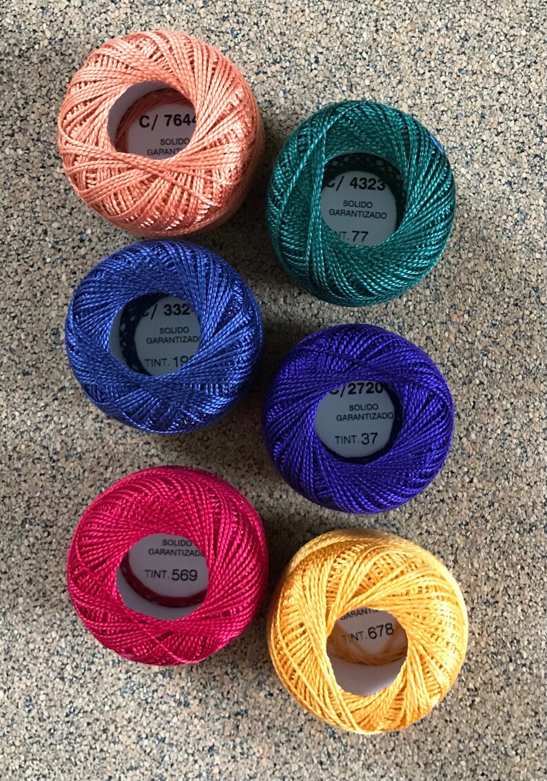 Bobbin Lace Thread 17.50 per pack Fina No 8 Cotton Thread Etsy