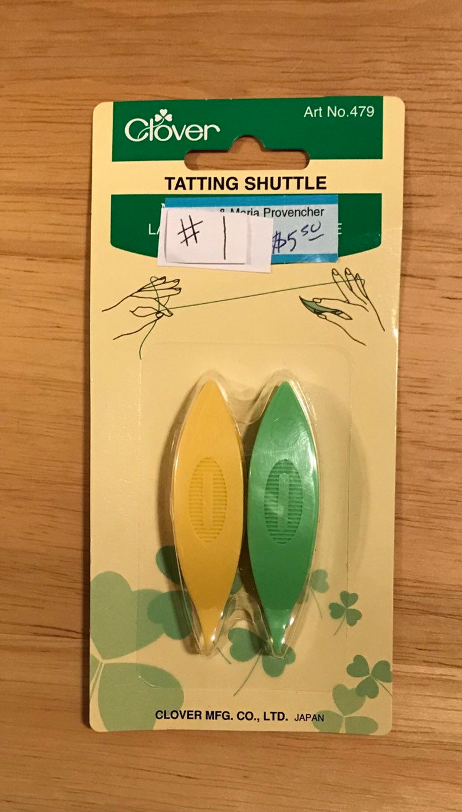 Tatting Shuttles Clover 2 Pack 6.50 or Aero Shuttle 4.50 Etsy