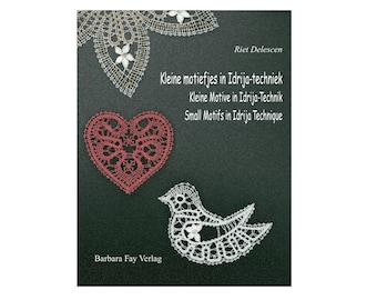 Idrija Bobbin Lace Book 39.50 Small Motifs in Idrija Technique by Riet Delescen - Intro to Idrija Lace cover technique & 28 patterns