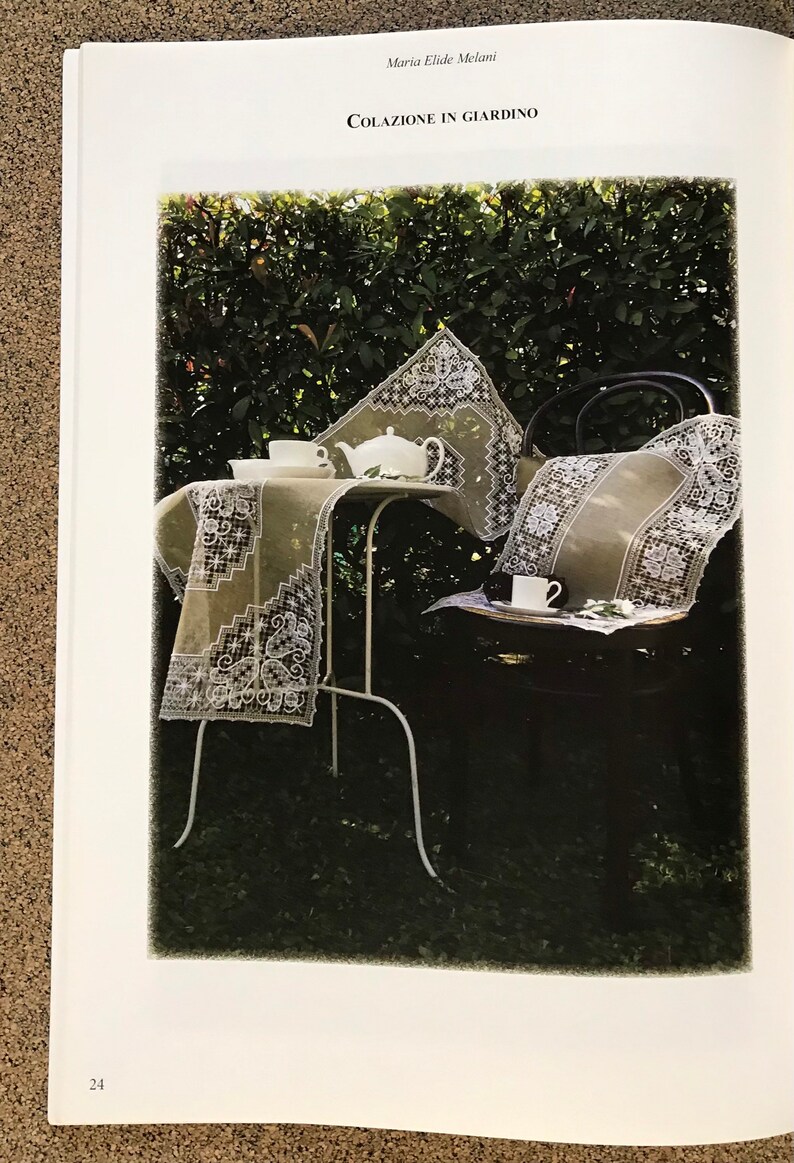 Deruta Sfilato Due Idee Needle Lace Book 30.00 by Maria Elide Melani Wonderful needlelace book written in Italian Schemi Ricami