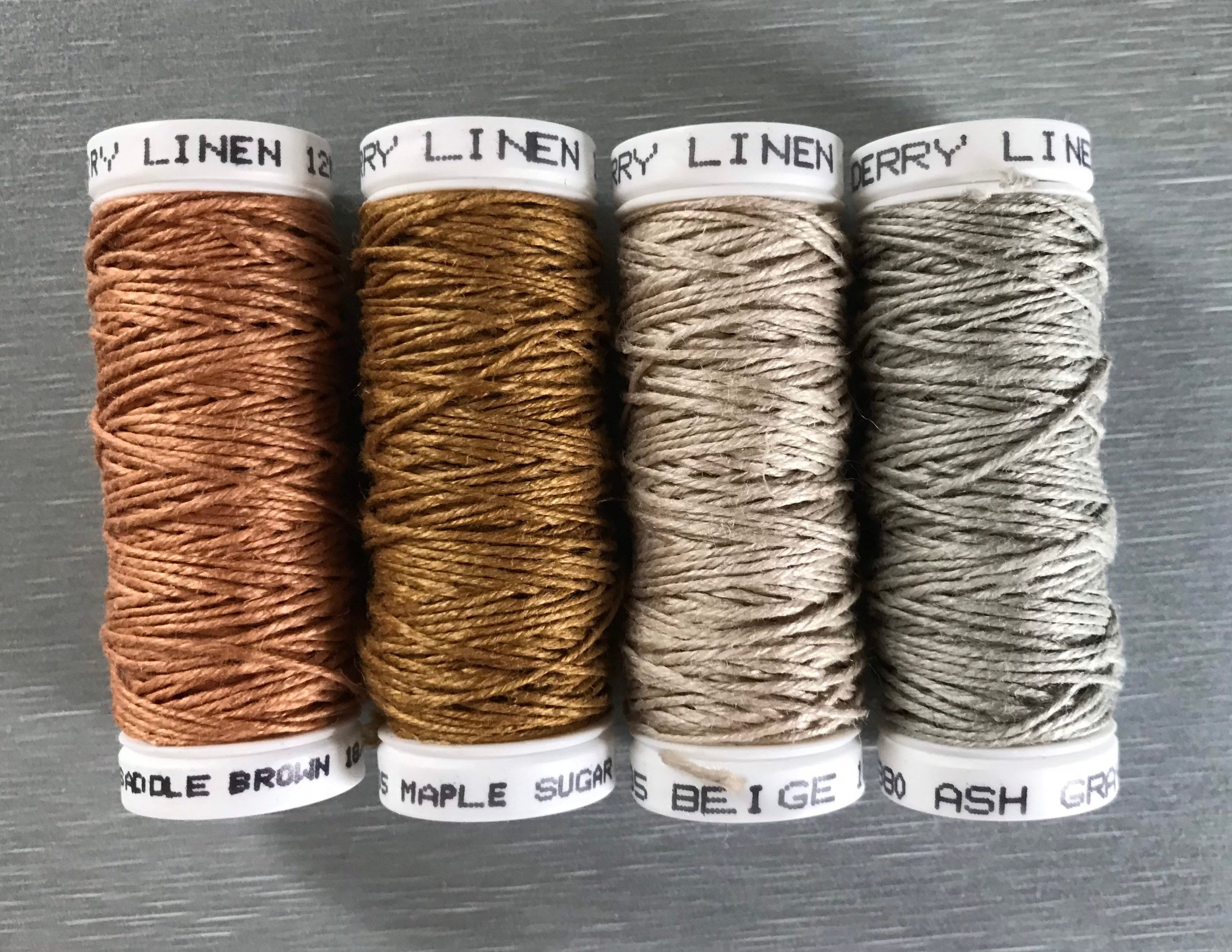Linen Londonderry 18/3 Lace Threads for Bobbin Lace - Color Chart ...