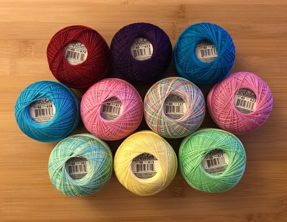 Cotton Lace Line Crochet Kintting Tatting /shuttle Thread No.20