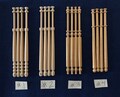 Midlands or English & Honiton Bobbins packaged per Dozen 12.00-13.50 All in Light woods - See additional listing for more woods on Style #3
