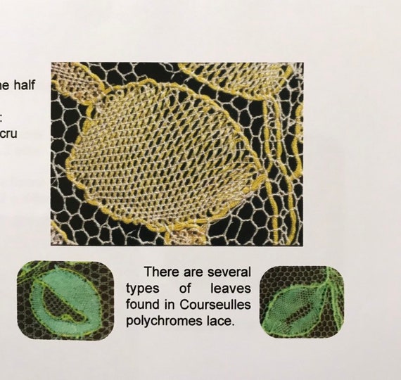 Point Ground Patterns from Australia by Elwyn Kenn or Polychrome de Courseulles 9 Modeles by Claudette Bouvot Bobbin Lace Books 15.00 ea