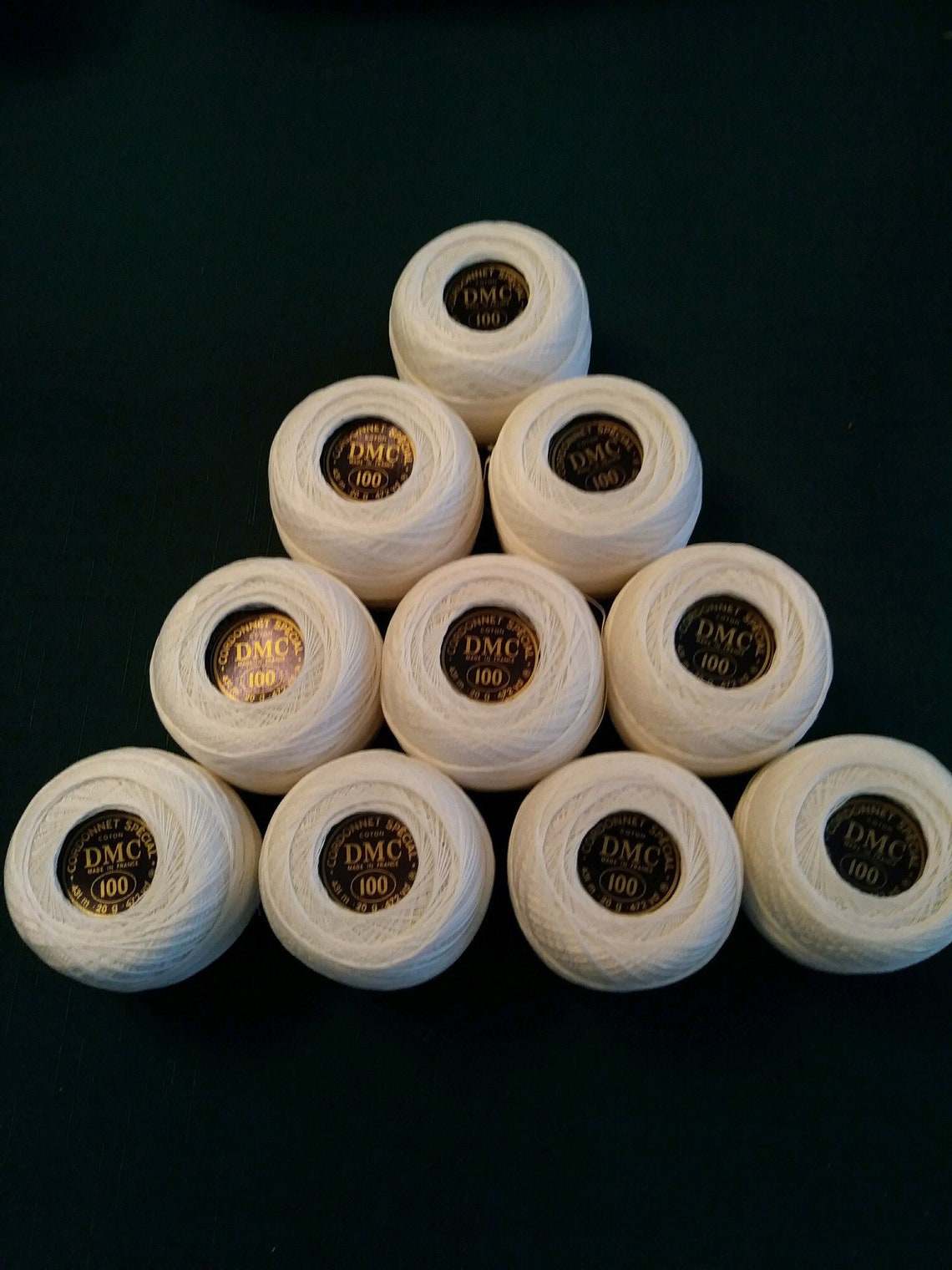 DMC Cotton Lace Threads for Tatting & Bobbin lace Pearl Cotton Etsy