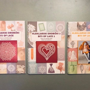 Idrija Bobbin Lace Pattern Books - Bits of Lace, Bits of Lace 2, or Bits of Lace 3 at 49.50 each