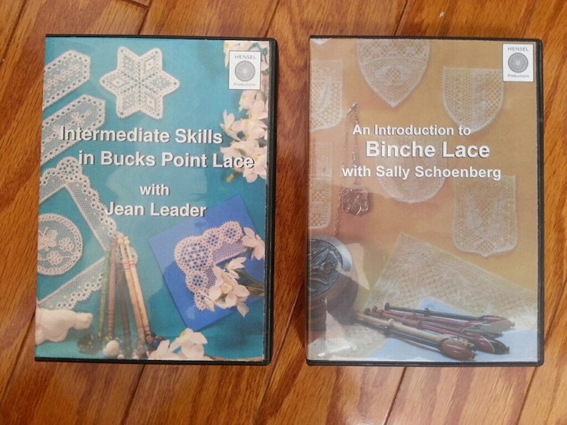 Bobbin Lace Dvd S 85 00 Each Intermediate Skills In Etsy