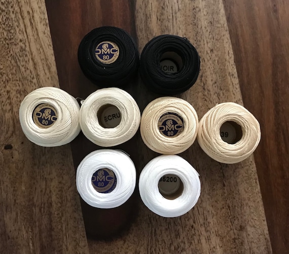 DMC 80 Cotton Lace Threads for Tatting & Bobbin Lace BACK in STOCK