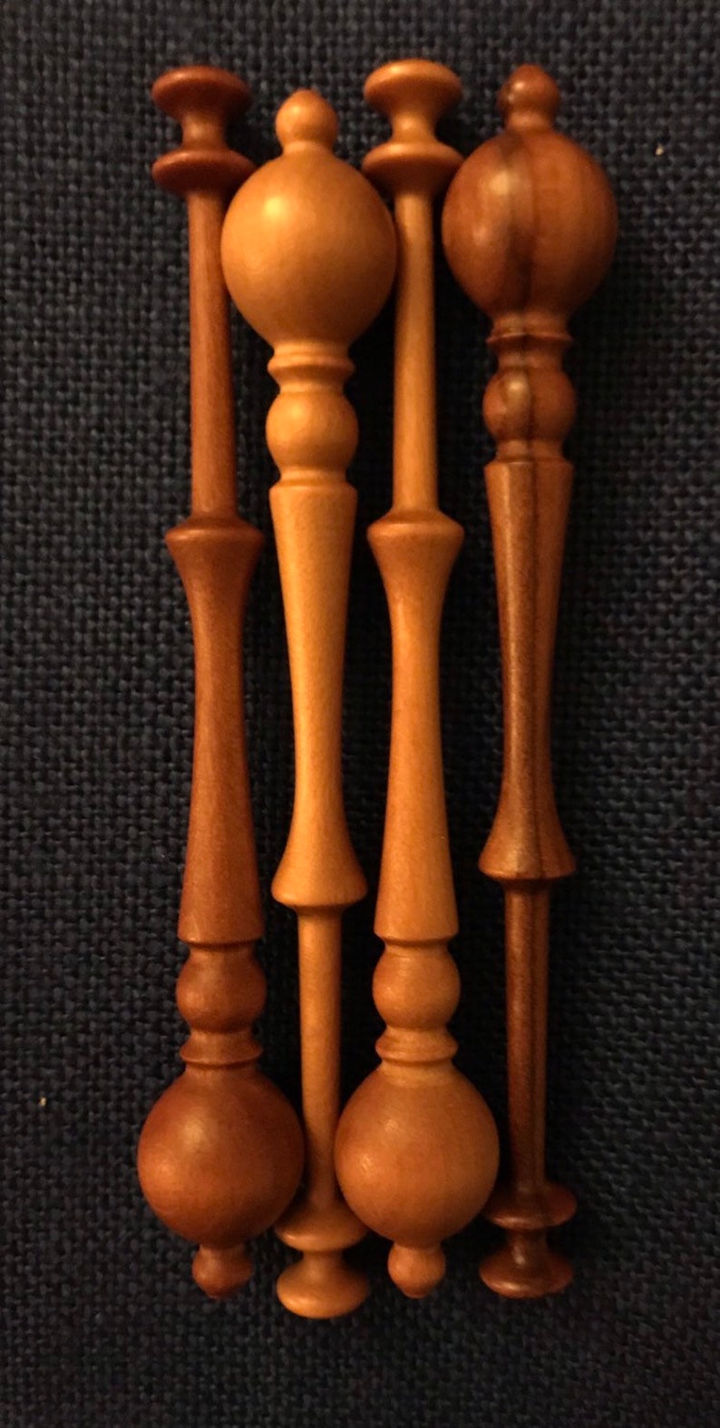 Bobbin Lace Bobbins by the Dozen Old Dutch Style in Pear Etsy