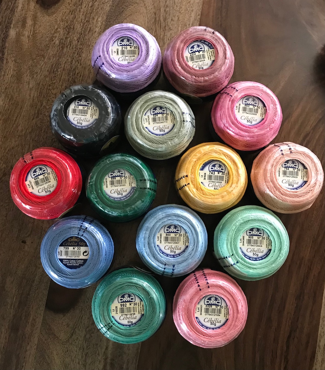 Cebelia DMC Size 20& 30 8.75 Ea - Back in Stock!!! Cotton Lace Threads ...