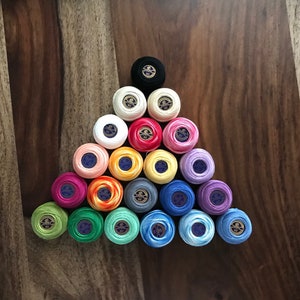 Size 80 Lizbeth Tatting Thread, Cotton Crochet, Tatting and Bobbin