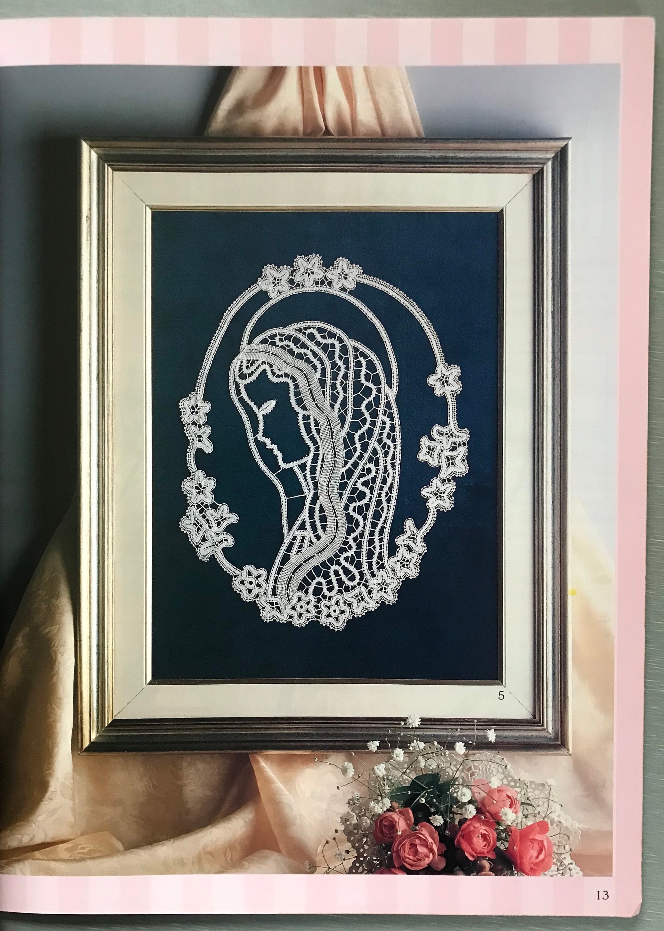 Needle Lace Books 16.0022.50 Each Le Madonne Various Laces Etsy