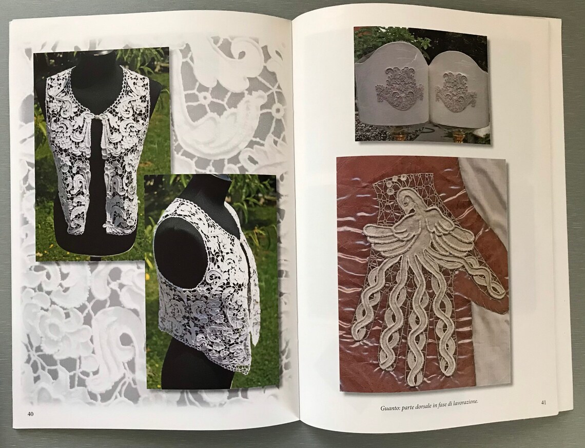 Needle Lace Book 29.50 by Marilisa Edoni Punto Cologna Etsy