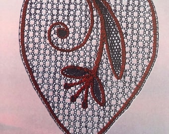 ボビンレース教本Barjac Ombree. 著者Ulrike Voelcker Bobbin Lace Book 49.50 Each by Ulrike Voelcker - Barjac