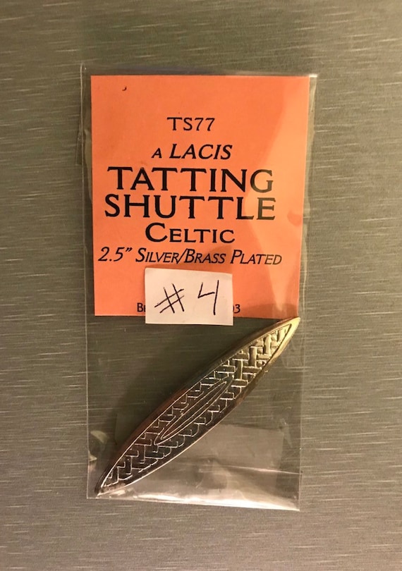 Lacis Engraved metal Tatting Shuttle