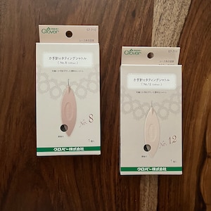 New Tatting Shuttles 18.50 each - Clover Tatting Shuttle with HOOK available in No.8 for thread size 10-50 or No.12 for thread size 60-100