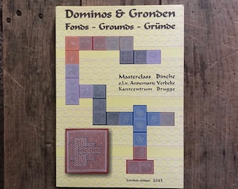 Dominos & Grounds Binche Masterclass KantCentrum Brugge Bobbin Lace Folio with Kumiko Nakazaki and others includes Snowflake Graph Paper