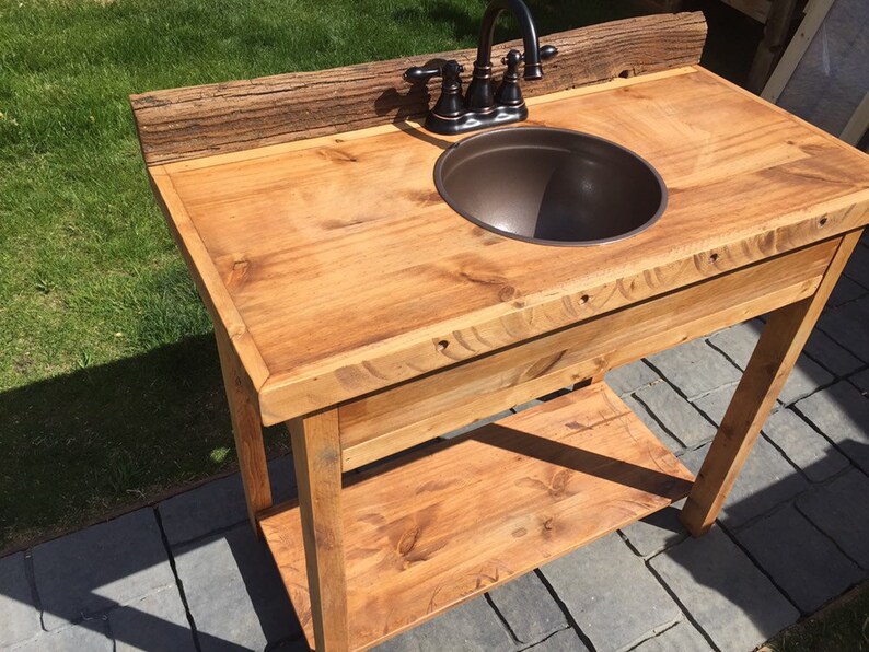 Rustic Bathroom Vanity Barn Wood Vanity Etsy