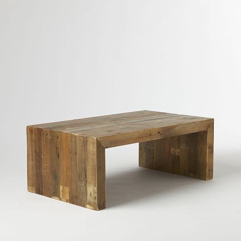 Rustic Wood Coffee Table Reclamed Barnwood Table Barn Wood Etsy