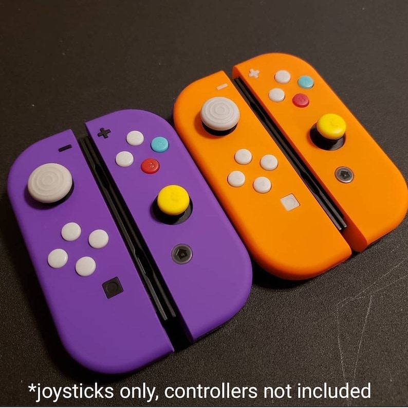 Gamecube Joysticks for Nintendo Switch Joy Cons 2 Custom Etsy