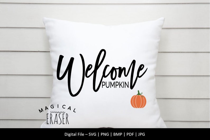 Porch Decor Welcome Pumpkin SVG Fall and Thanksgiving SVG