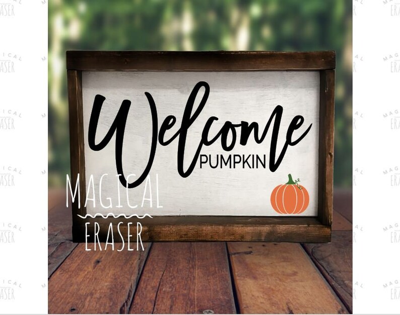 Porch Decor Welcome Pumpkin SVG Fall and Thanksgiving SVG