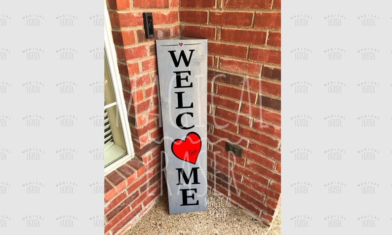 Valentine S Day Porch Sign Svg Welcome Drawing Drafting Craft Supplies Tools Beyourbussiness Com