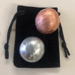 Pharaoh CAST Copper & Zinc Rough Spheres Approx. 1&quot;
