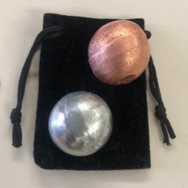 Pharaoh CAST Copper & Zinc Rough Spheres Approx. 1"