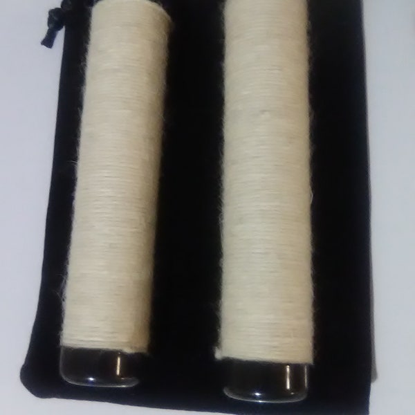 Cylinders of the Pharaoh Wool Wrapped