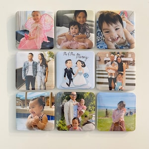 Magnetic Custom Photo Magnets Family Portrait Photo Fridge Magnet for Family Keepsake  Photo Magnet for Fridge Unique Photo Gift Anniversary