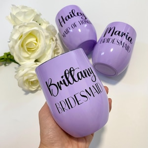 will you be my bridesmaid maid of honor proposal custom wine tumbler for bridesmaid gift box bachelorette tumbler gift for bestfriend