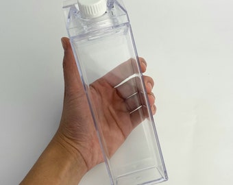 16 oz. Acrylic Milk Carton Water Bottle Blank for Crafters