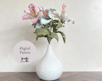 Hibiscus Felt Floral PDF Tutorial