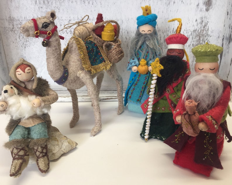 Christmas Nativity Scene Pattern / Felt Handmade Nativity Set - Etsy UK