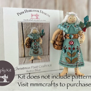 Craft Kit Ghost of Christmas Past /  for MmmCrafts Ebenezer Ornaments Series  / Craft Supply Kit
