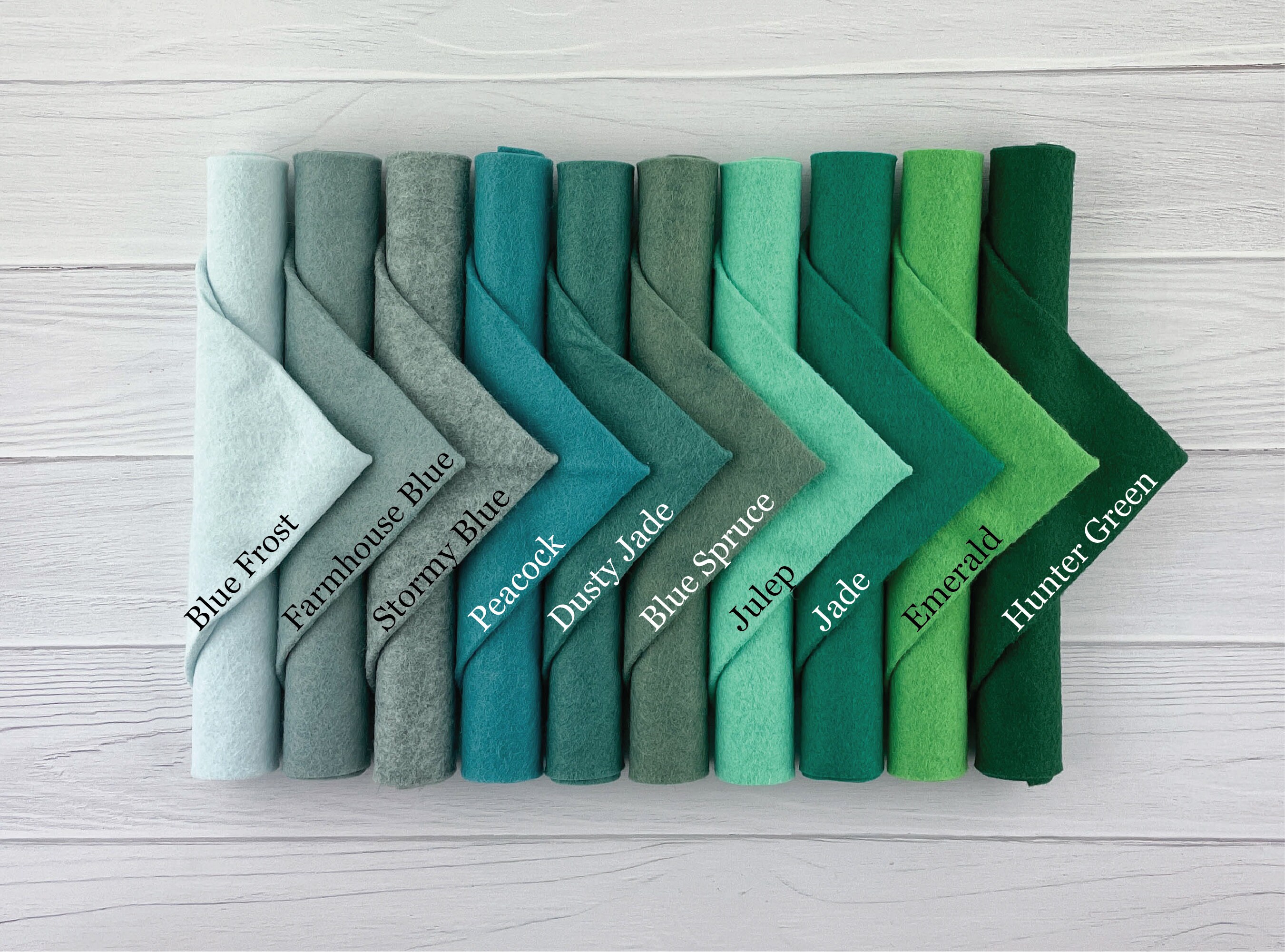 5 Wool Blend Felt Sheets / Choose Your Own Colours Merino Wool Etsy
