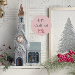 Dickens Christmas Village The Church Felt Craft Kit