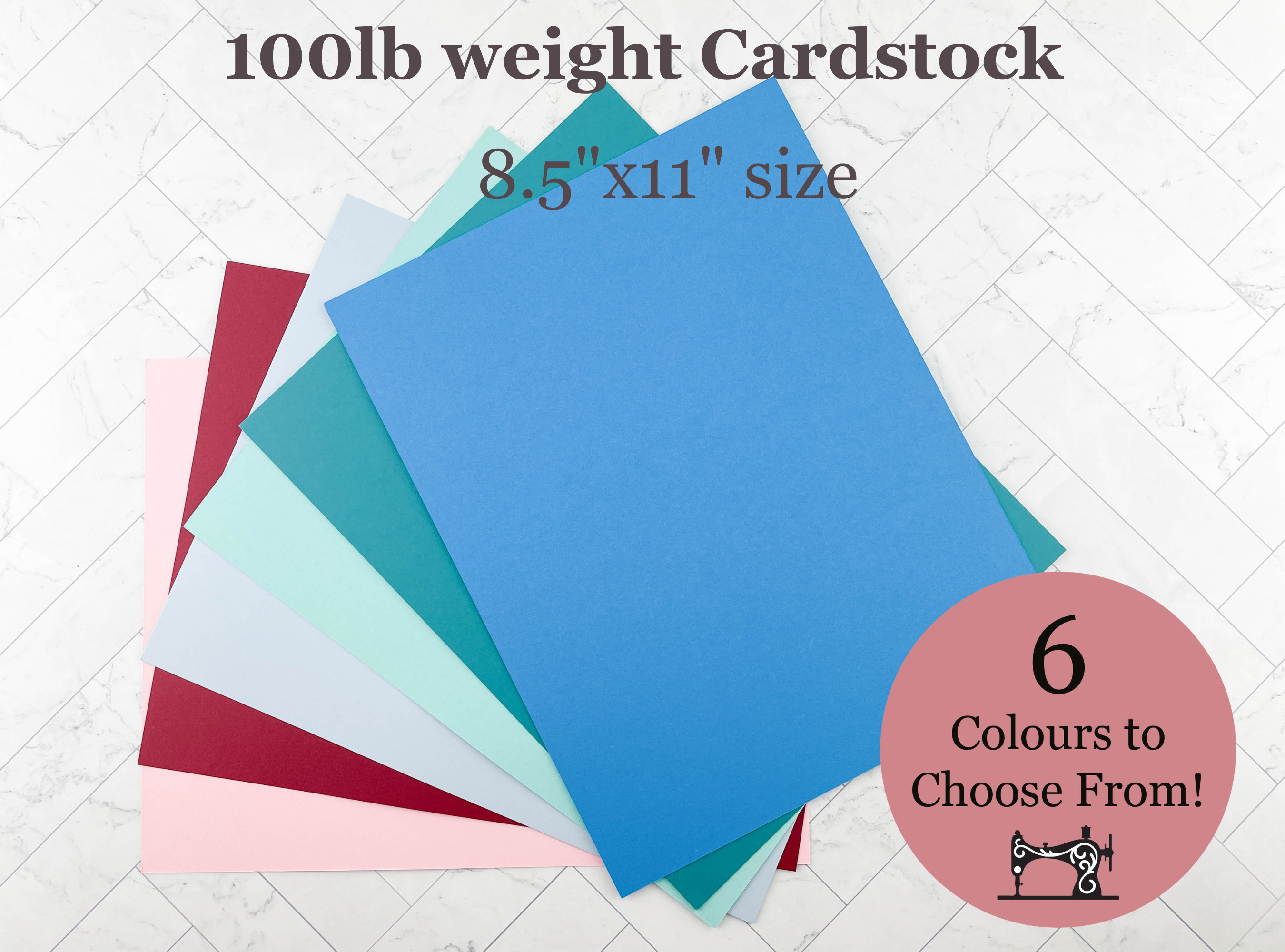 My Colors 100 lb Heavyweight Cardstock 12 x 12 paper - Watermelon Pink  (T011103) - The Rubber Buggy