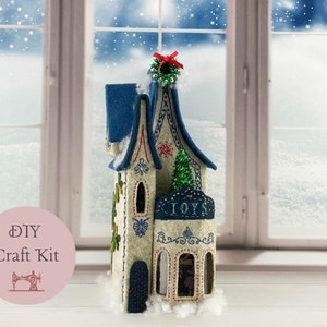 A Dickens' Village: The Toy Shop Craft Kit / Felt Christmas Village / Christmas Village Display