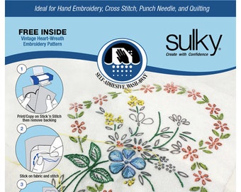 Sulky Printable Stick & Stitch Paper — Olmsted Needlework Co.
