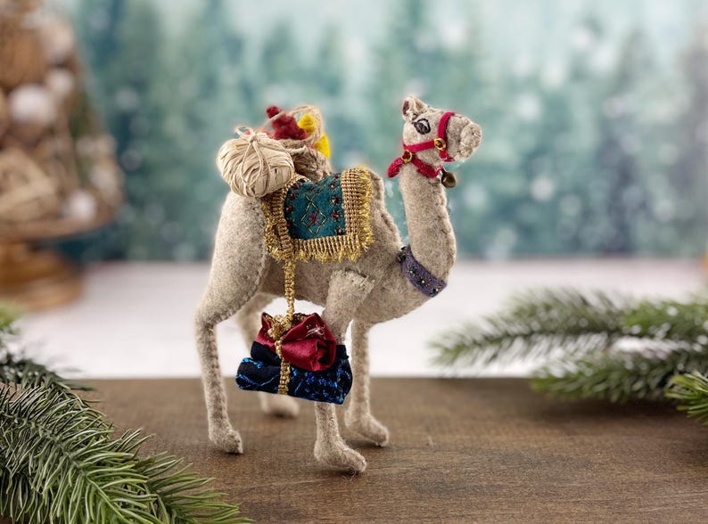 Nativity Scene Series PDF Pattern the Camel Felt Hand Sewing Tutorial ...