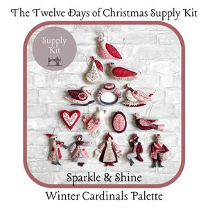 Sparkle & Shine Winter Cardinals Palette for the Twelve Days of Christmas Series