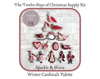 Sparkle & Shine Winter Cardinals Palette for the Twelve Days of Christmas Series