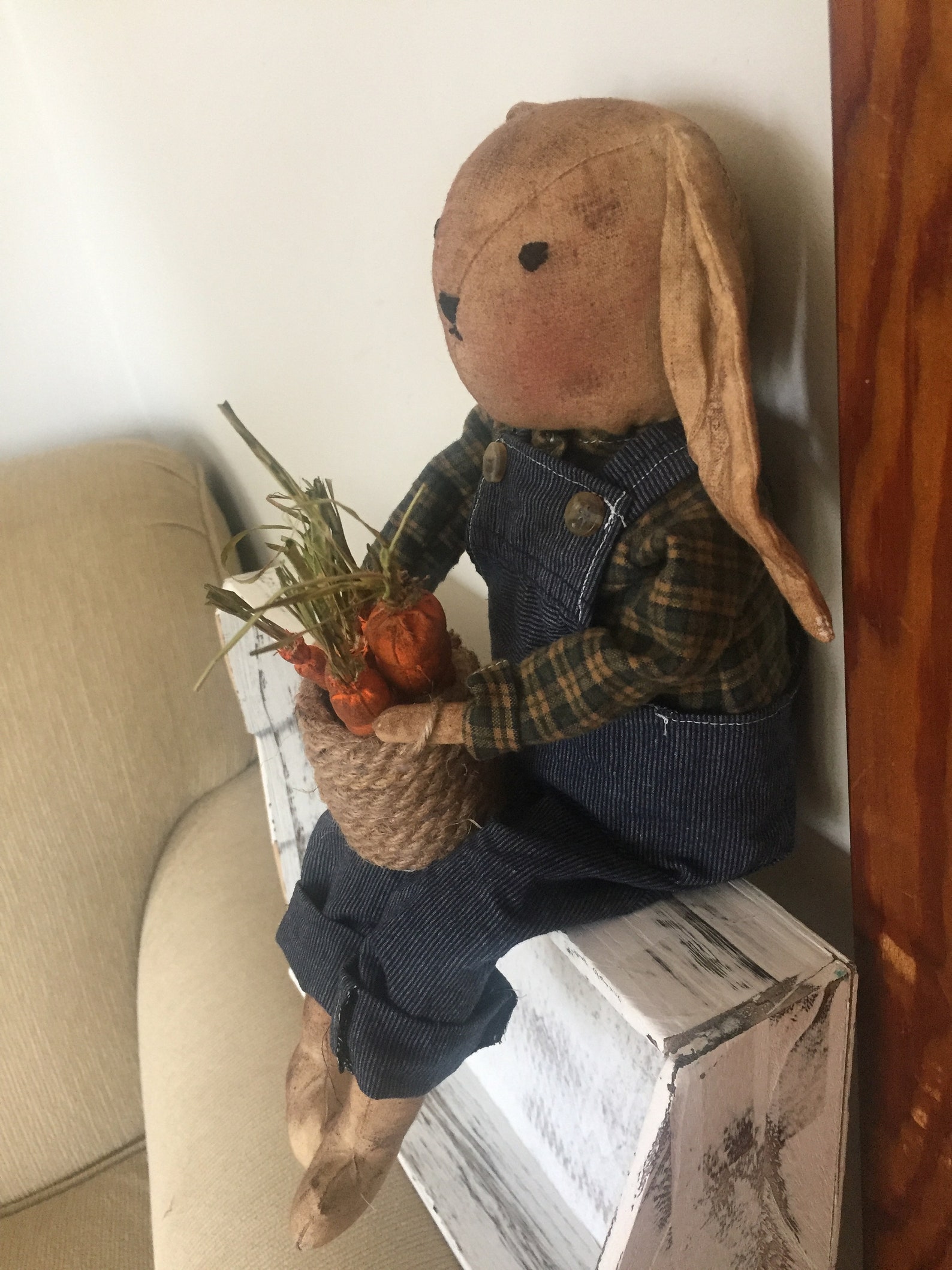 Primitive Bunny Rabbit Sewing PDF Pattern - Etsy