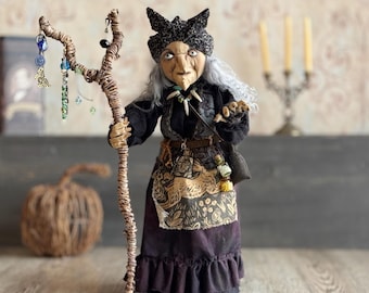 Old Hag of the Woods; a Woodland Witch or Gypsy Figure