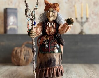 Old Hag of the Woods; a Woodland Witch or Gypsy Figure III
