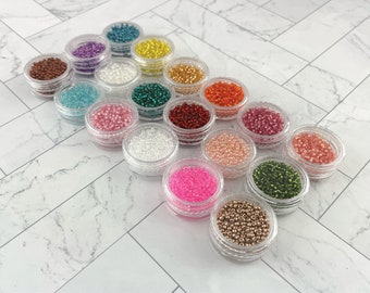 11/0 Size 11 Miyuki Japanese Quality Glass Seed Beads / Czech Glass Seed Beads /  Supplies for Crafts