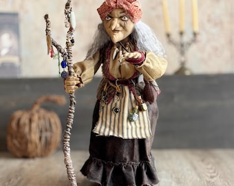 Old Hag of the Woods; a Woodland Witch or Gypsy Figure IV