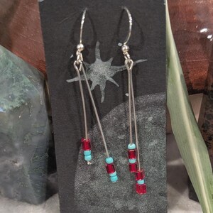 Morse Code "FUCK" Earrings